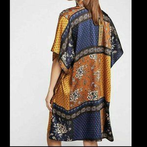 Free People Mon Cheri Patchwork Kimono